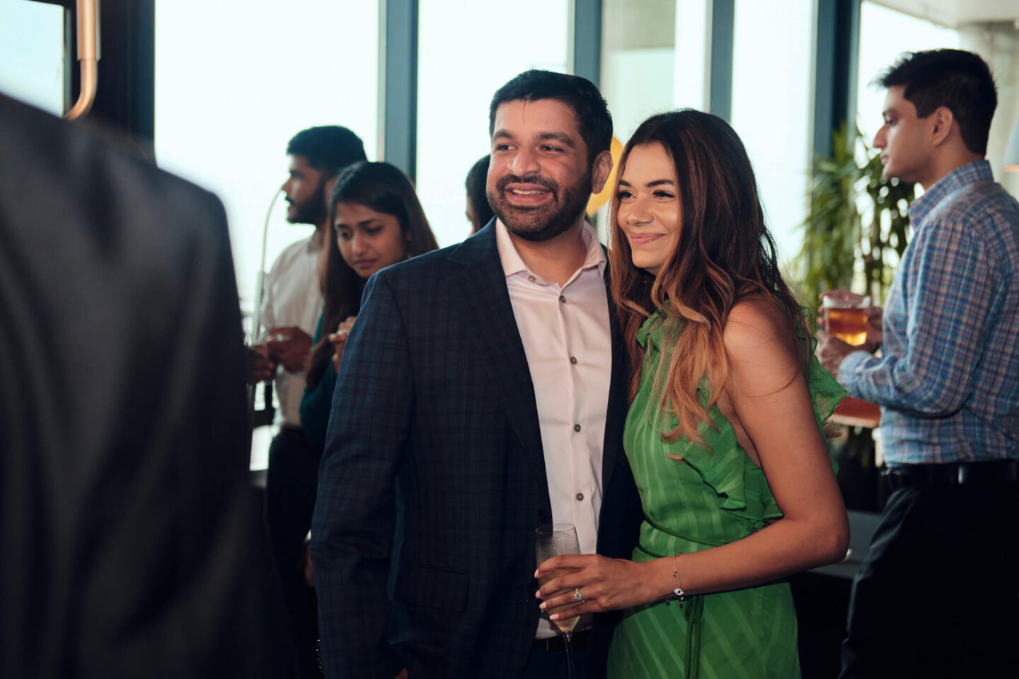 Megha & Merudh - Engagement Party Number 1 - Lokal Jersey City - Event Photography - Lifestyle Photography 