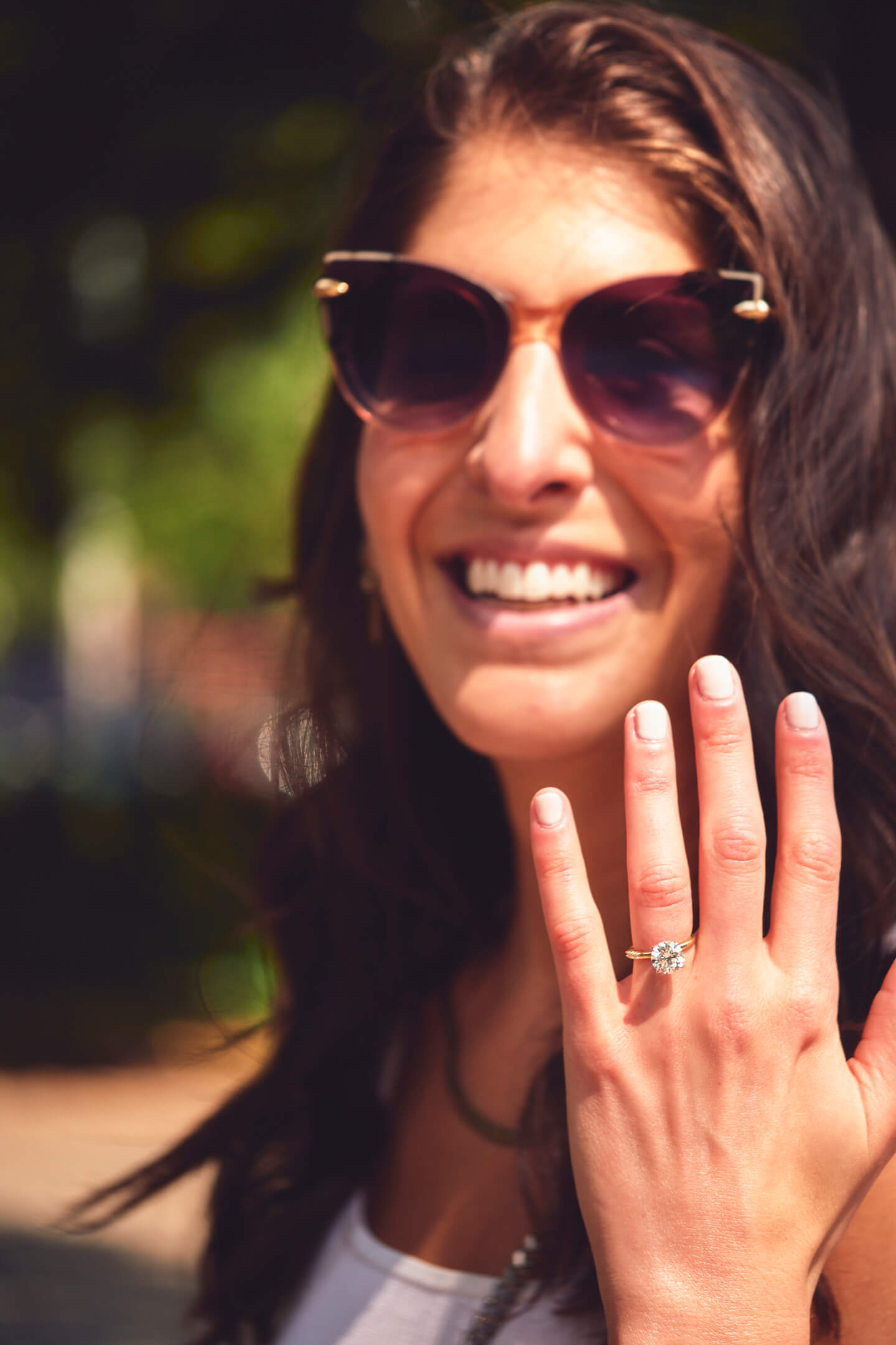 Peter & Simone - Surprise Proposal - Stuyvesant Square Park, NYC - Portrait Session - Couples Photography Session