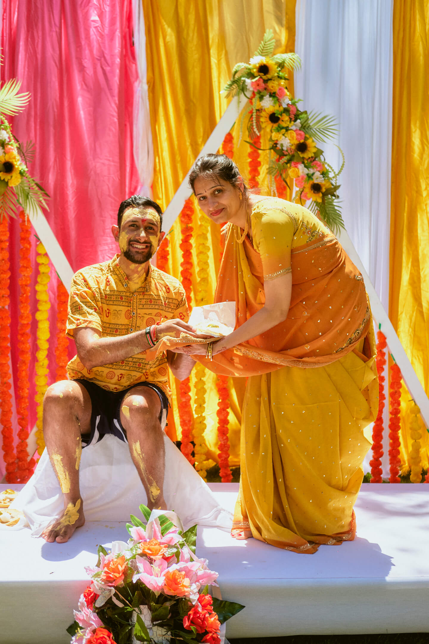 Rikhil - Haldi Ceremony - Old Bridge, NJ - Indian Pre-Wedding Ceremony Photography - Haldi Ceremony - Event Photography