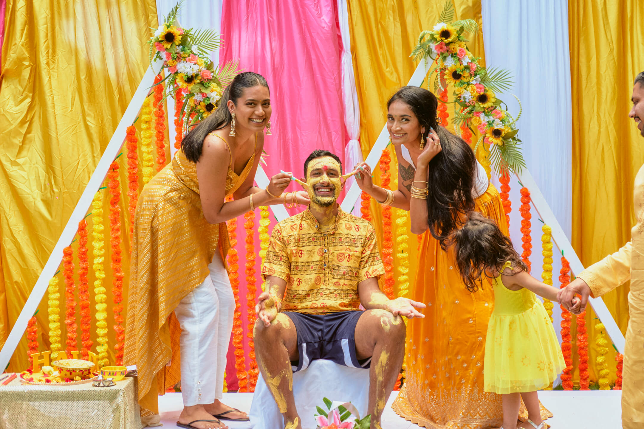 Rikhil - Haldi Ceremony - Old Bridge, NJ - Indian Pre-Wedding Ceremony Photography - Haldi Ceremony - Event Photography