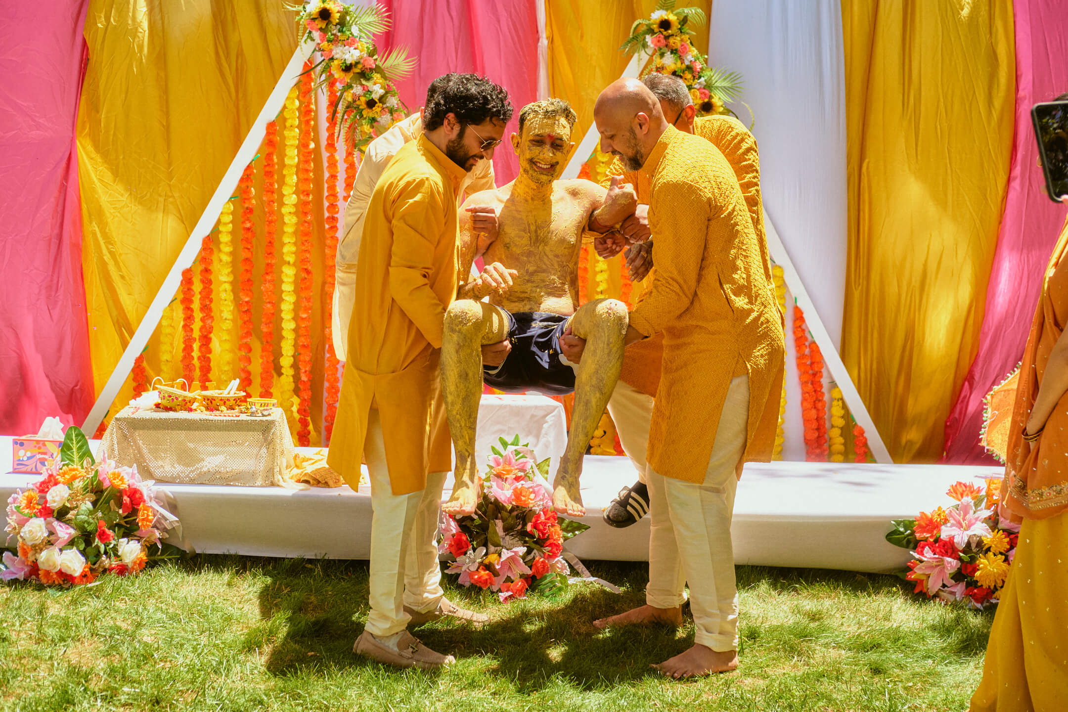 Rikhil - Haldi Ceremony - Old Bridge, NJ - Indian Pre-Wedding Ceremony Photography - Haldi Ceremony - Event Photography