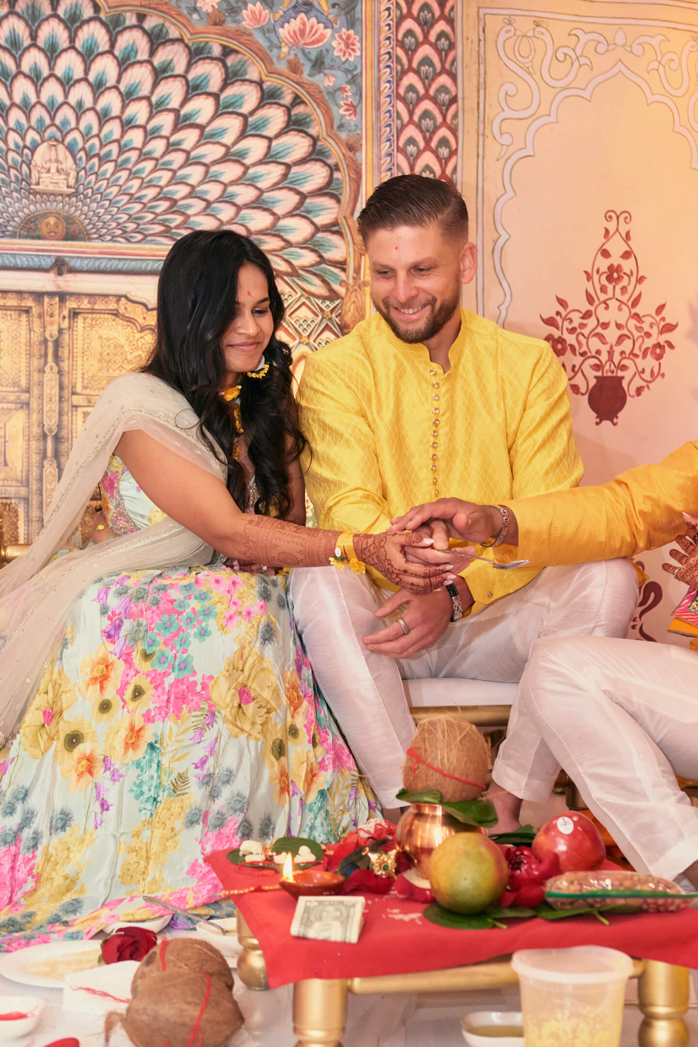 Ayushi & Dan - Haldi Ceremony - Event Photography - Indian Pre-Wedding Celebrations - Turmeric Day