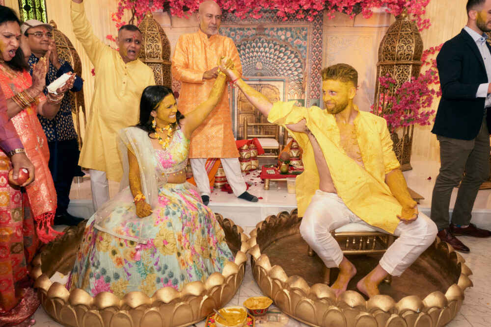 Ayushi & Dan - Haldi Ceremony - Event Photography - Indian Pre-Wedding Celebrations - Turmeric Day