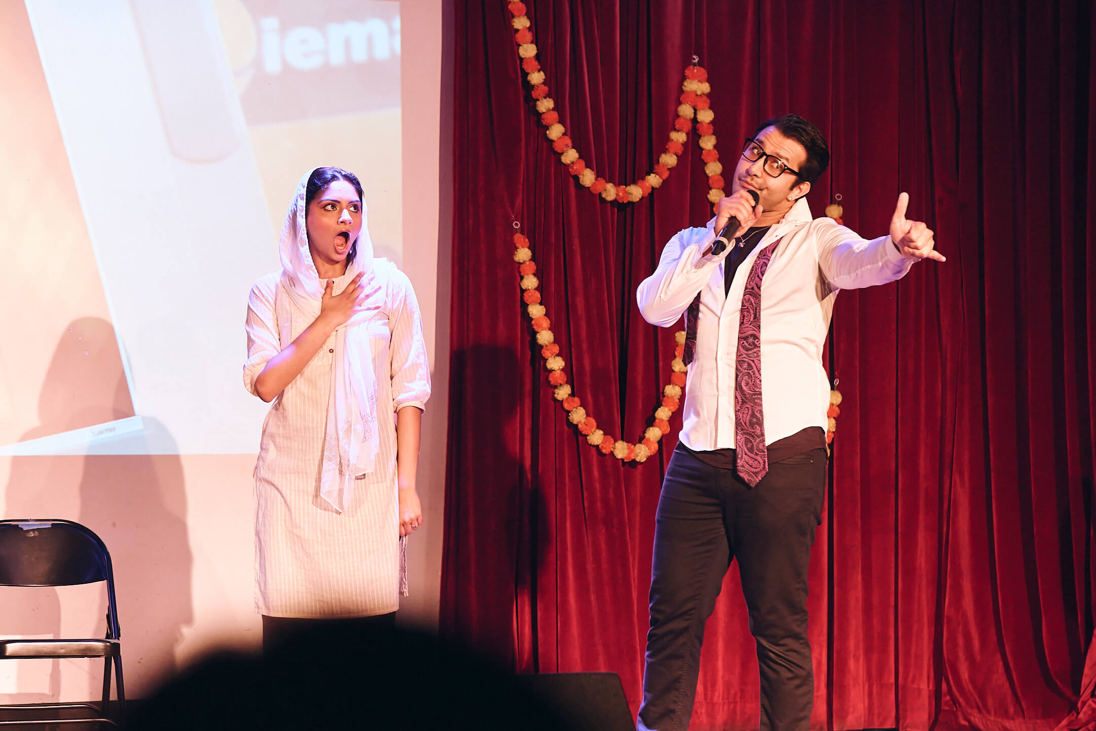 Lion Party Films - Drunk Bollywood Live: Kabhi Khushi Kabhi Gham - The Bell House, Brooklyn, New York - Event Photography - Indian Bollywood Movie Parody - Live Show Photography