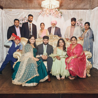 Simran & Harkirat - Rokha Ceremony - Shahi Catering, Bellerose NY - Event Photography - Pre-Wedding Indian Family Engagement Lunch - Ceremony Pary