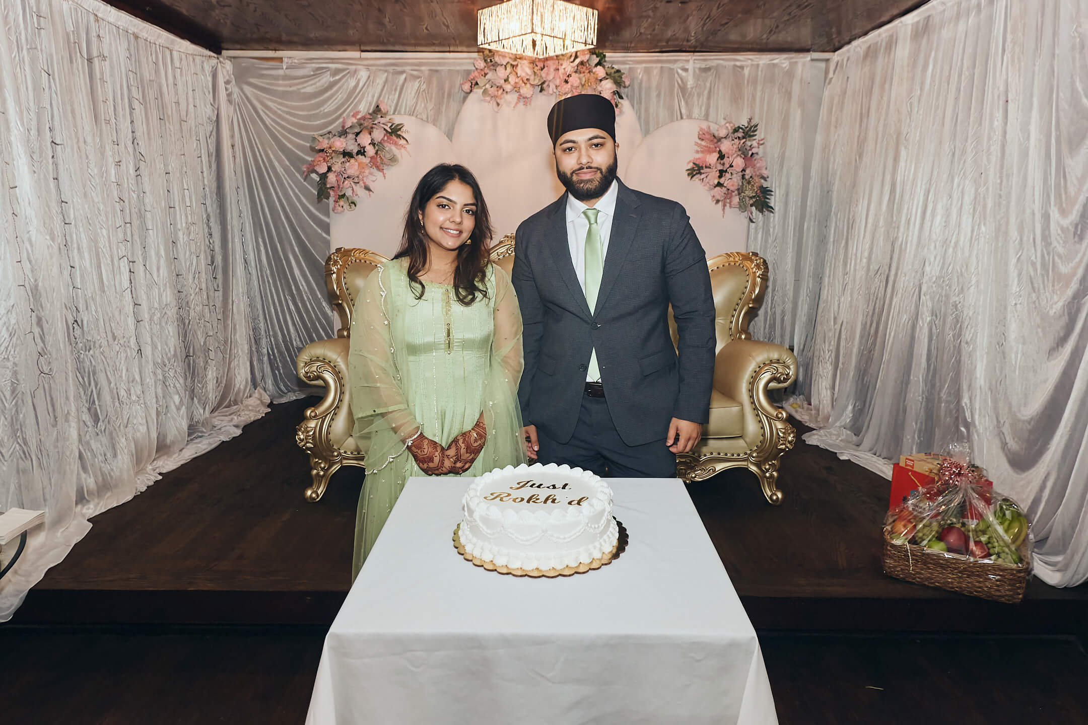 Simran & Harkirat - Rokha Ceremony - Shahi Catering, Bellerose NY - Event Photography - Pre-Wedding Indian Family Engagement Lunch - Ceremony Pary