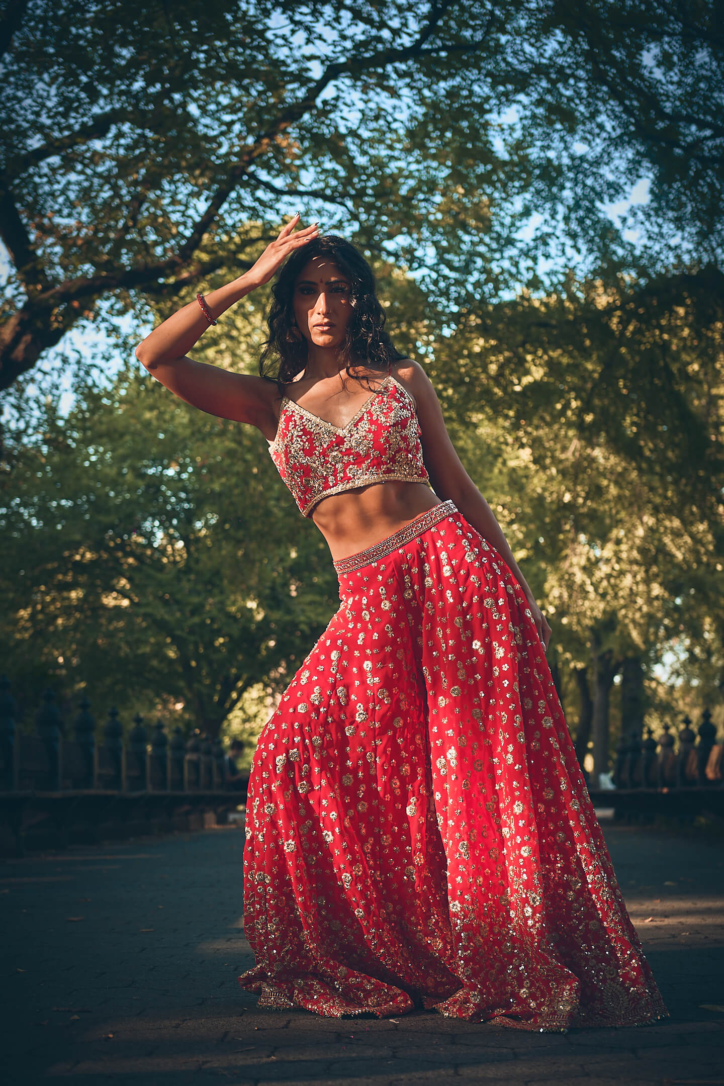 Navi - Indian Fashion - Central Park, NYC - Portrait Photography - Editorial Style Photography - Magazine Photoshoot