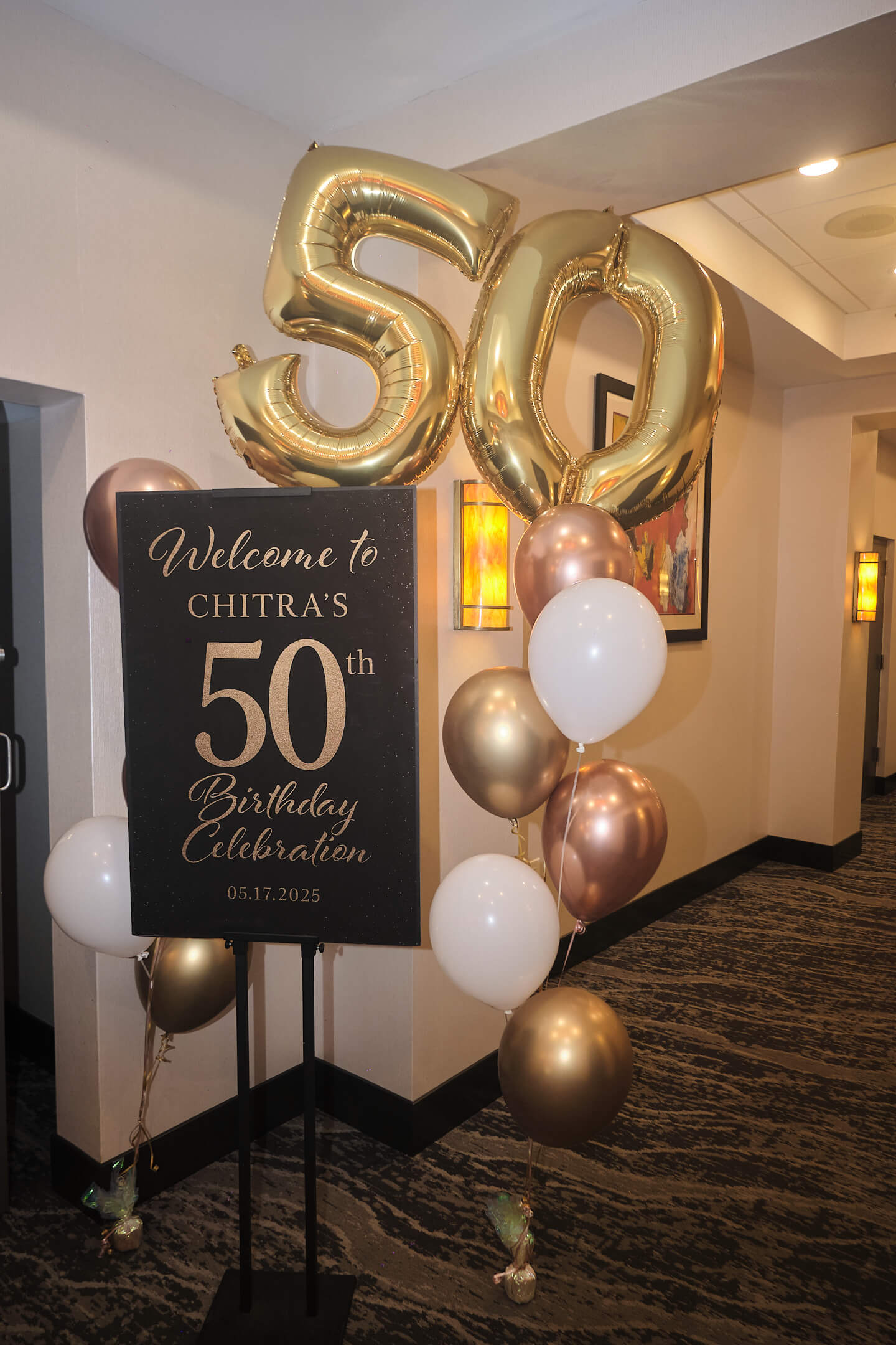 Chitra's 50th Birthday Bash - Holiday Inn, Plainfield NJ, Event Photography - Party Photography