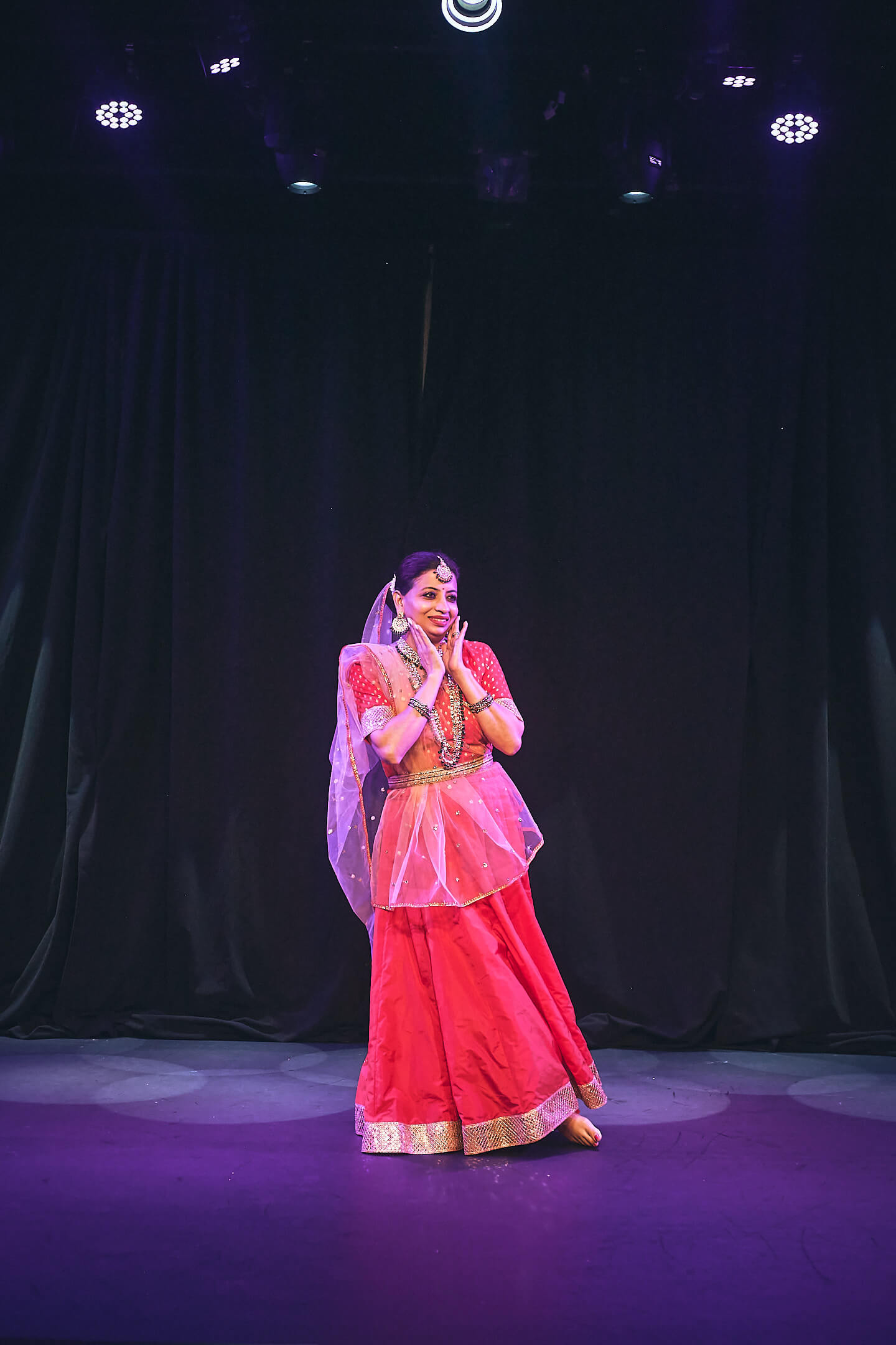 Kathak Festival - Annual Student Showcase - Alpha Wave Studios - Whippanny NJ - Kathak Dance Performance - Event Photography