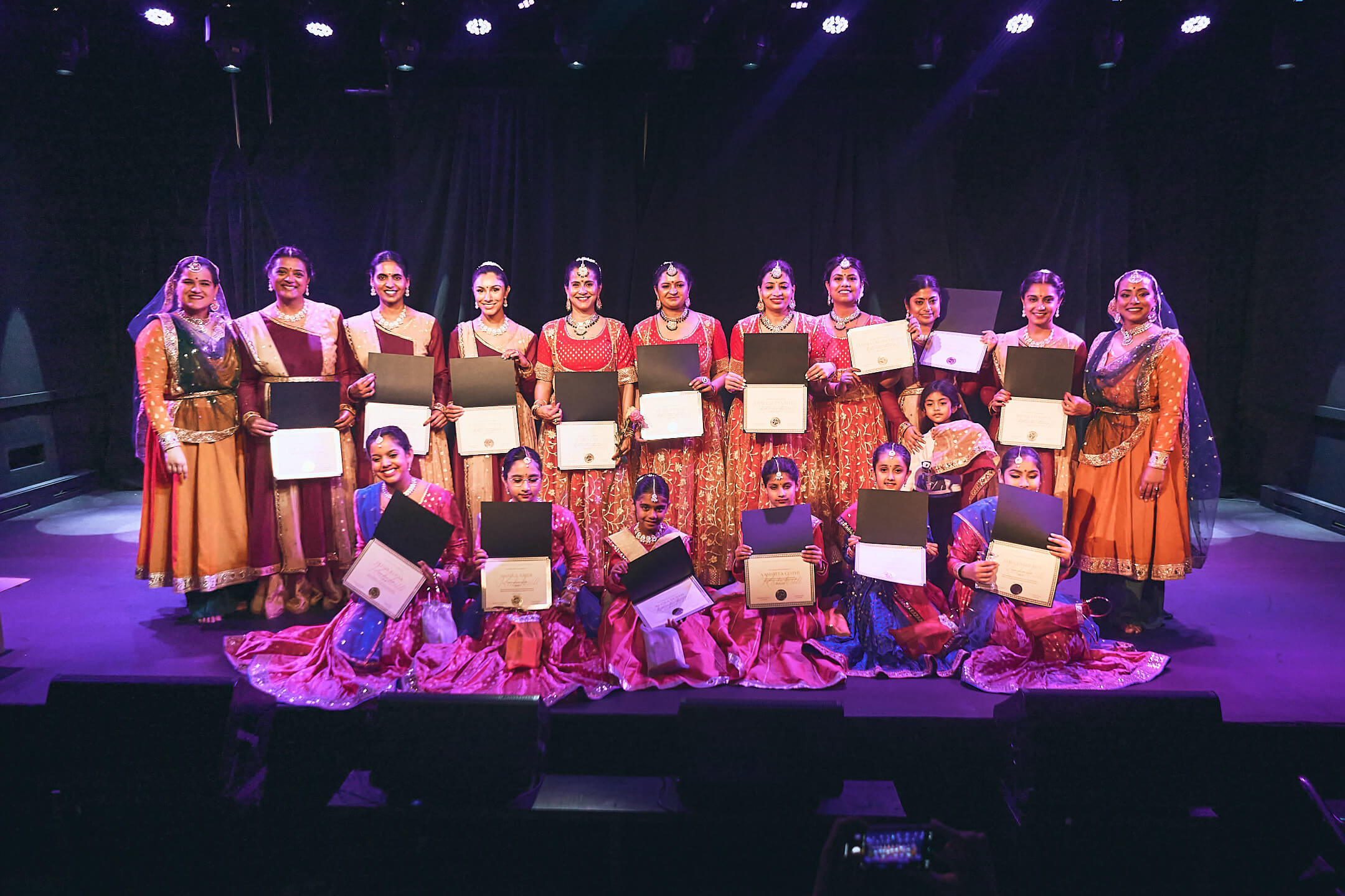 Kathak Festival - Annual Student Showcase - Alpha Wave Studios - Whippanny NJ - Kathak Dance Performance - Event Photography