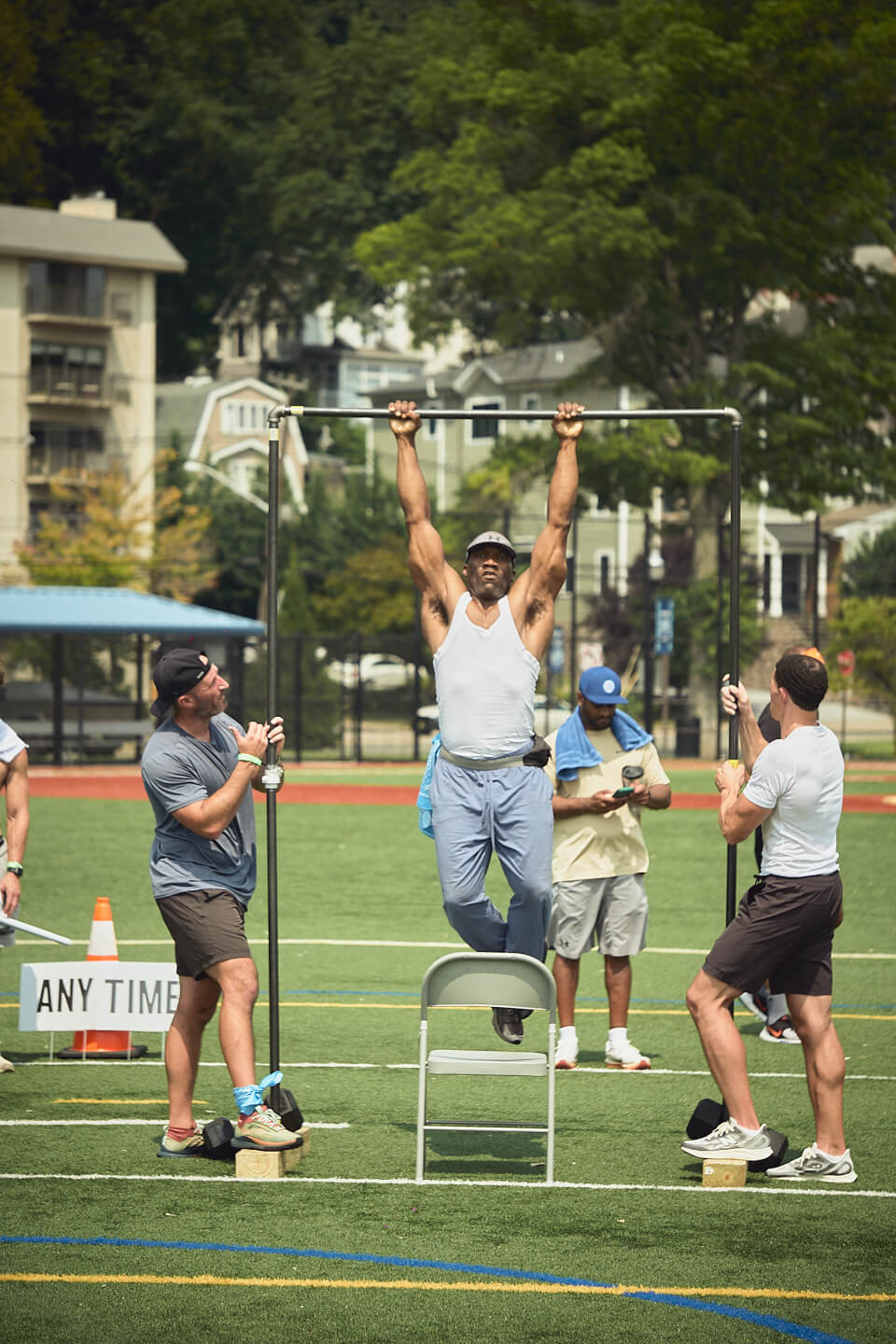 Gainsapp - Gym Wars - Veterans Field - Edgewater-NJ - Fitness Photography - Event Photography - Community Building -Athletes Competing - Networking Event