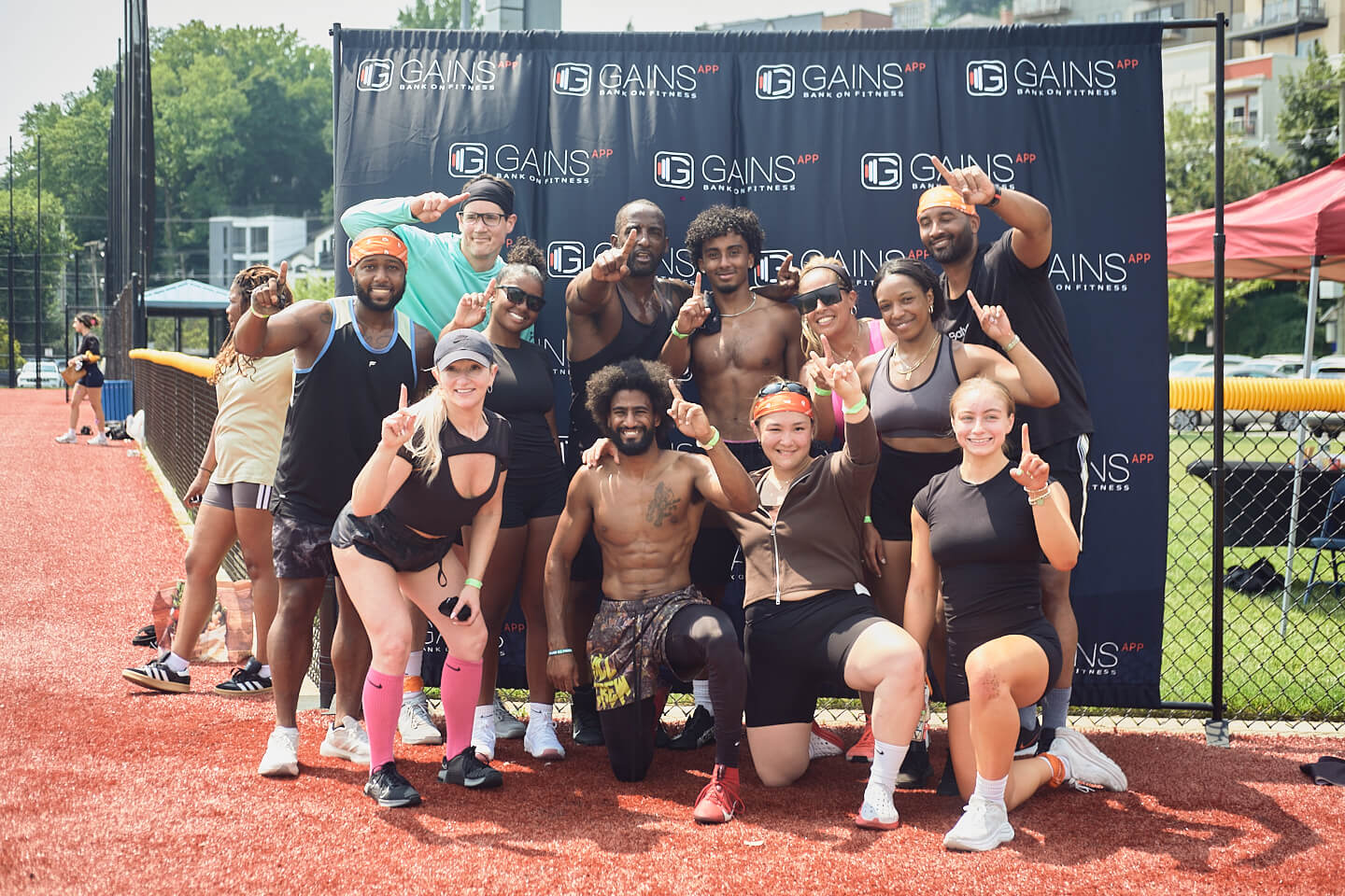 Gainsapp - Gym Wars - Veterans Field - Edgewater-NJ - Fitness Photography - Event Photography - Community Building -Athletes Competing - Networking Event