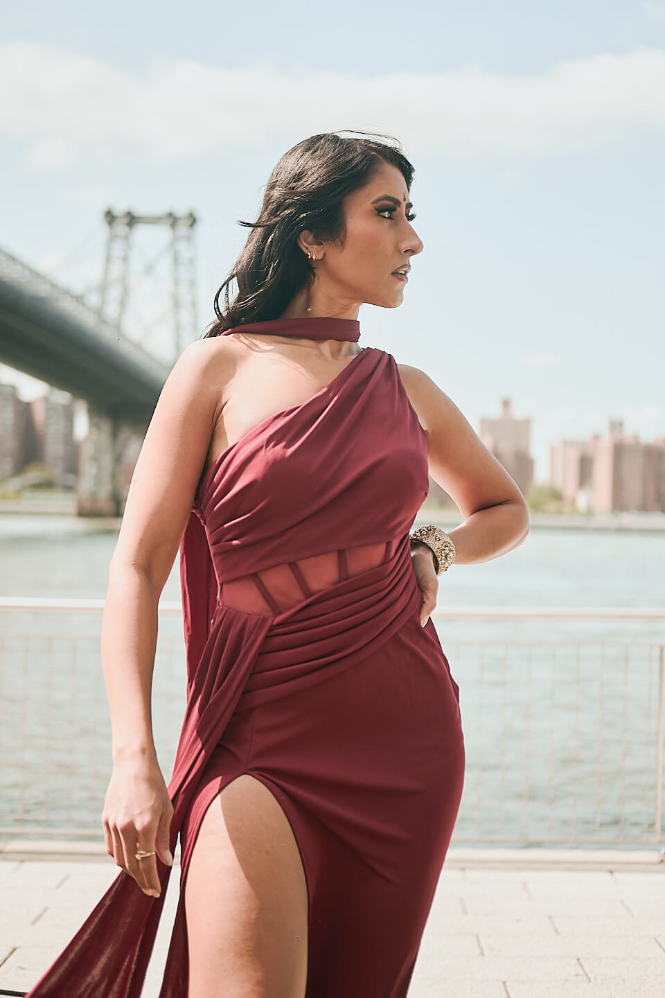 Navi - JluxLabel - Fashion Session - Domino Park - Williamsburg Brooklyn NY - NY Portrait Photographer - 2025 NYFW