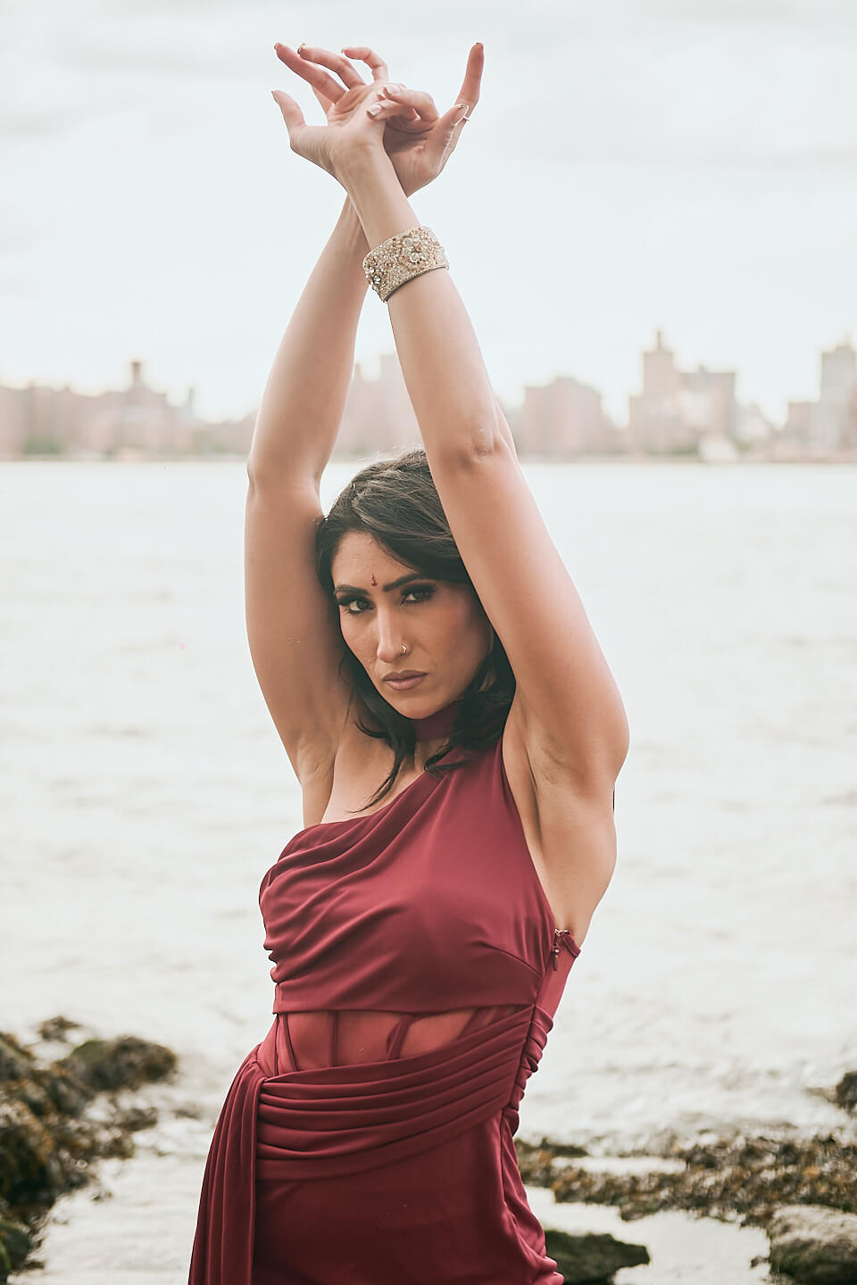 Navi - JluxLabel - Fashion Session - Domino Park - Williamsburg Brooklyn NY - NY Portrait Photographer - 2025 NYFW
