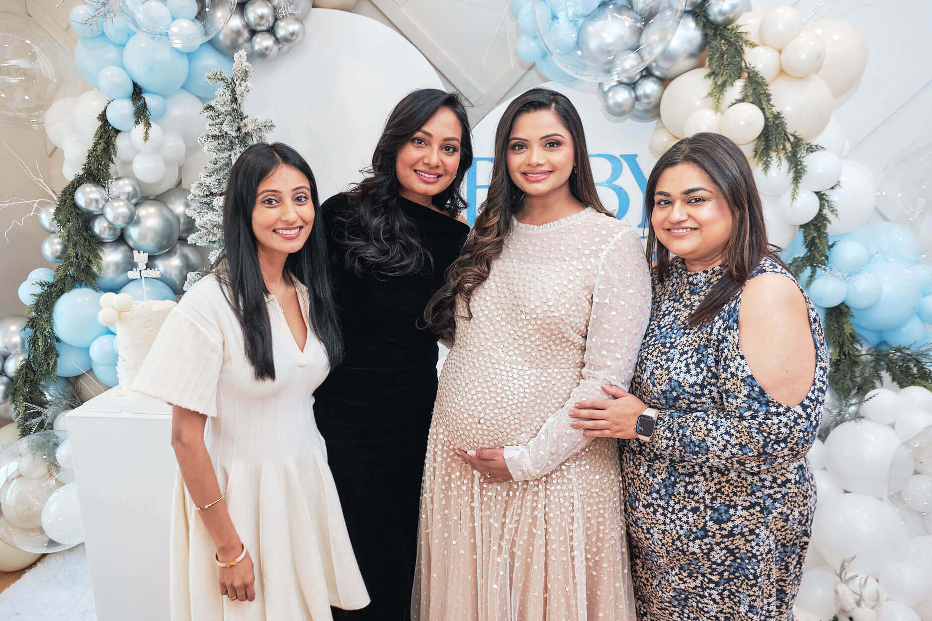 Vishu & Ian - First Babyshower- Baby It's Cold Outside - Event Photography - Baby Blue Babyshower - Mountainside NJ