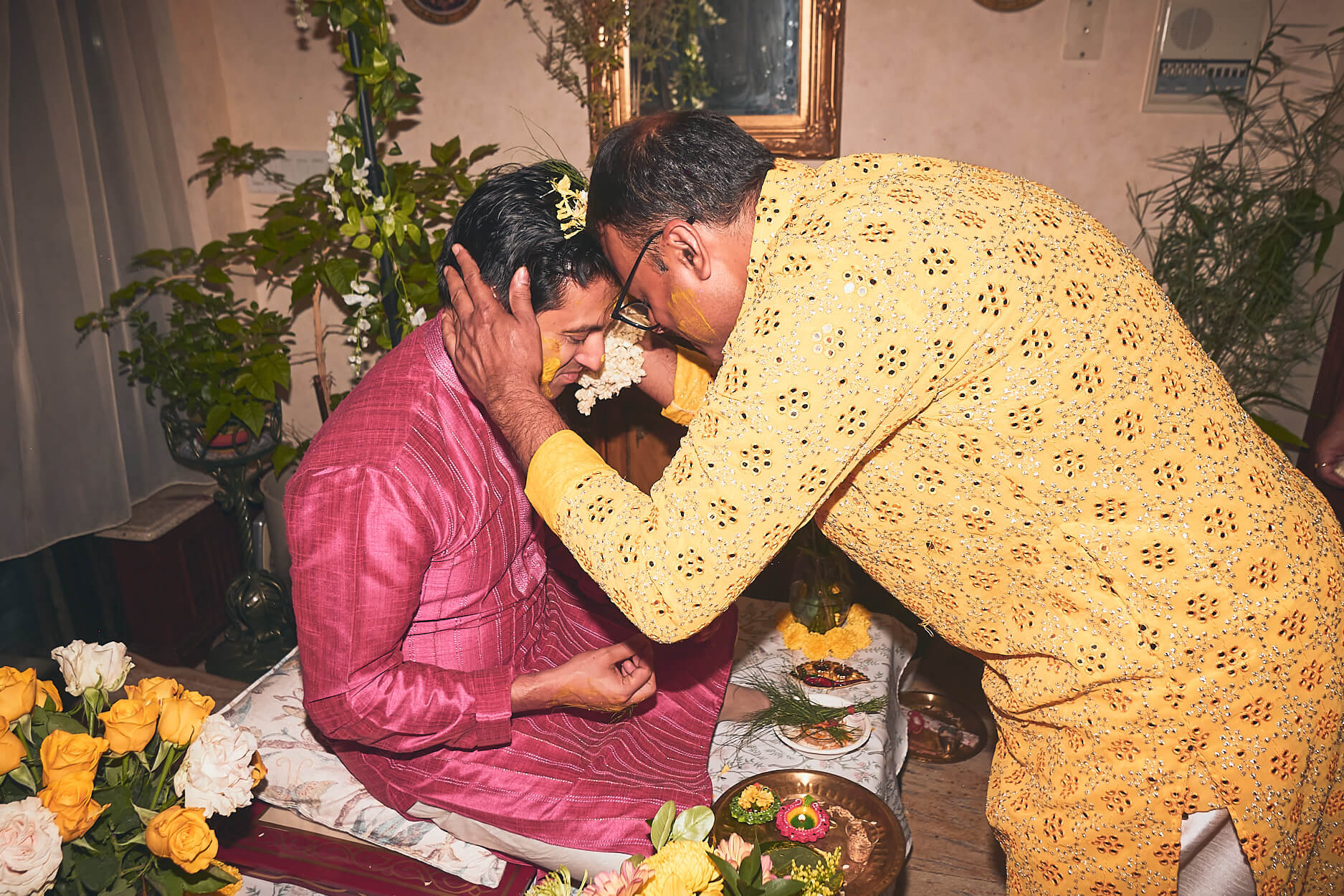 Kuhokee's Haldi Ceremony - Pre-Wedding Indian Ceremony - Indian Blessing Ceremony - Haldi Indian Ceremony - Event Photography - New York Event Family Photographer