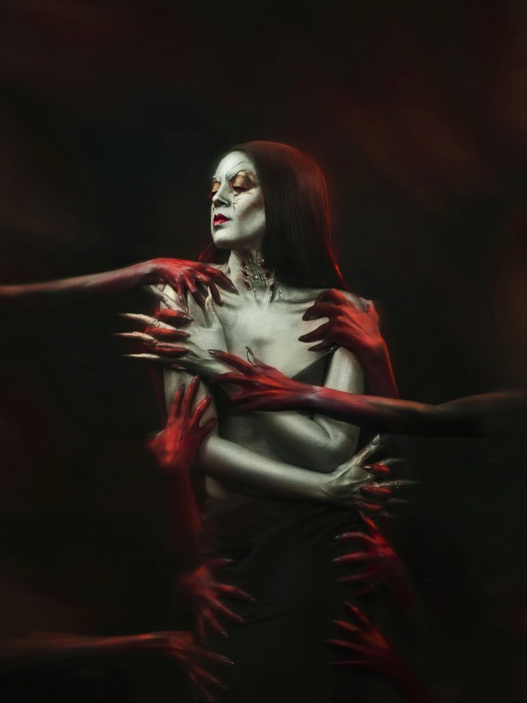 Rachna - Extraterrestrial Halloween Makeup Look - Makeup Artist Halloween Session - Brooklyn New York - Portrait Photographer